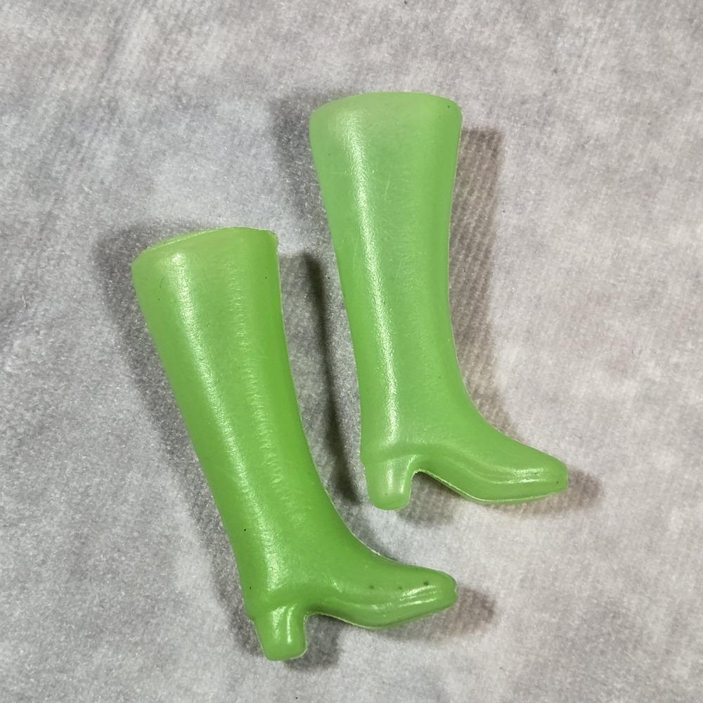 Vintage MOD *Barbie* Shoes: Light Green Clone‎ Go-go Boots